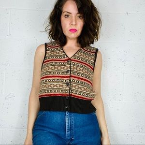 Liz Claiborne vintage knit sweater vest